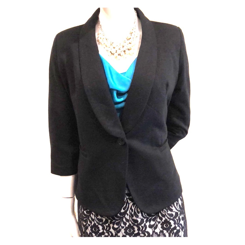 NW/OT Gibson Black 3/4 Sleeved Blazer - Sz M